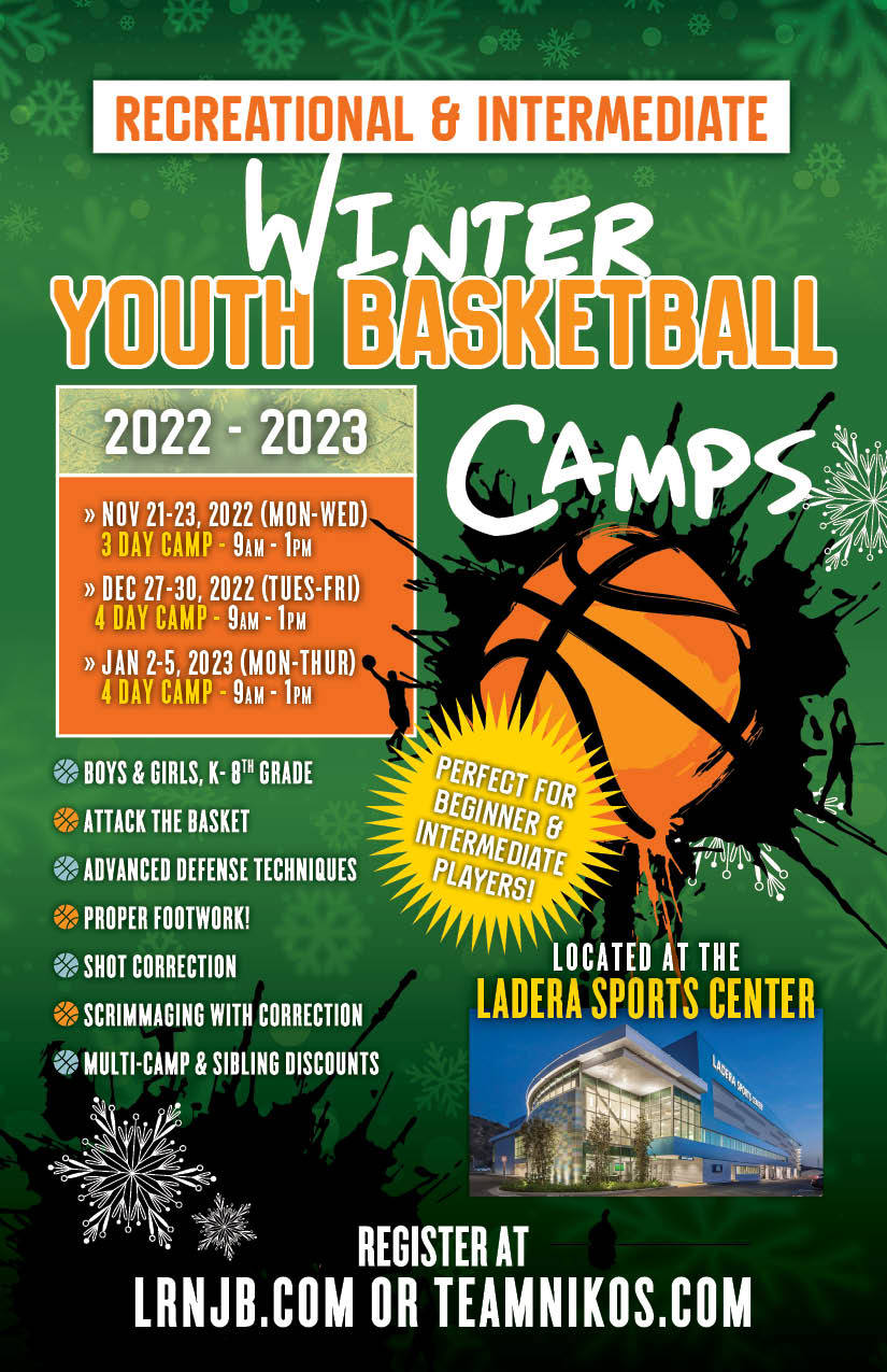 Youth Basketball Camps Flyer