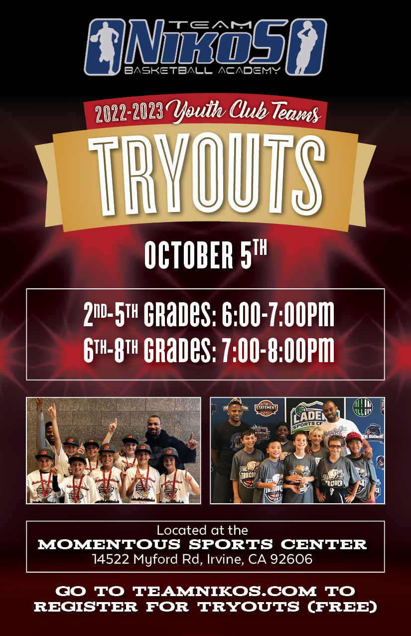 Club Team Tryouts Flyer